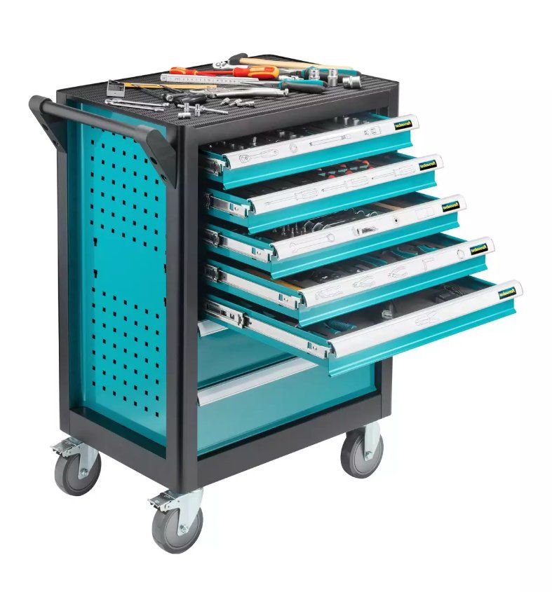 Technocraft Alle Werkzeuge: Technocraft Werkstattwagen ROLLBOY 381-tlg. – Neu und originalverpackt aus Koppigen von Bracher_Mail-House 1