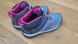 Wanderschuhe Quechua blau pink Grösse 34 guter Zustand