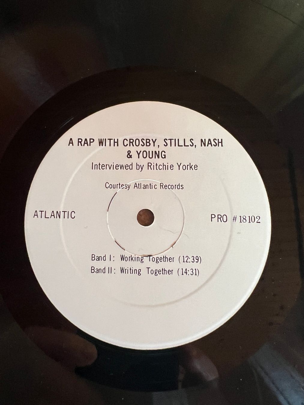 Dischi in vinile: Vinyle  A RAP WITH CROSBY, STILL, NASH&YOUNG – Usato da Leysin venduto da velatara 2