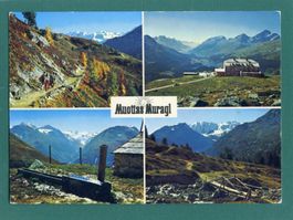 Muottas Muragl, 4 Ansichten, 1982, gelaufen, Grossformat