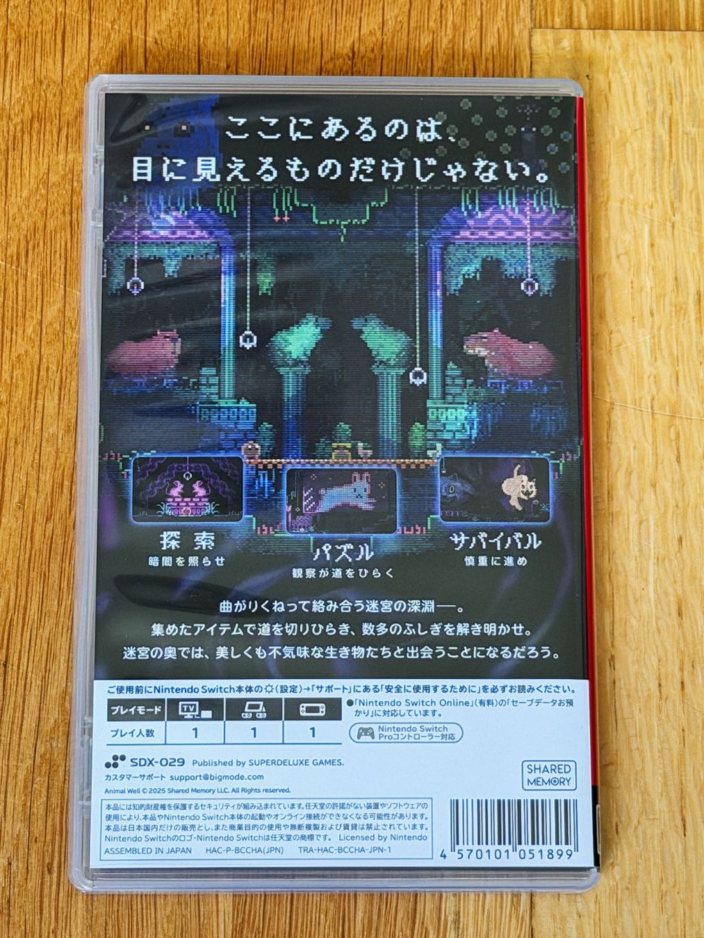 Jeux: Animal Well, Nintendo Switch – D'occasion à Adliswil par Ch_Mei 2