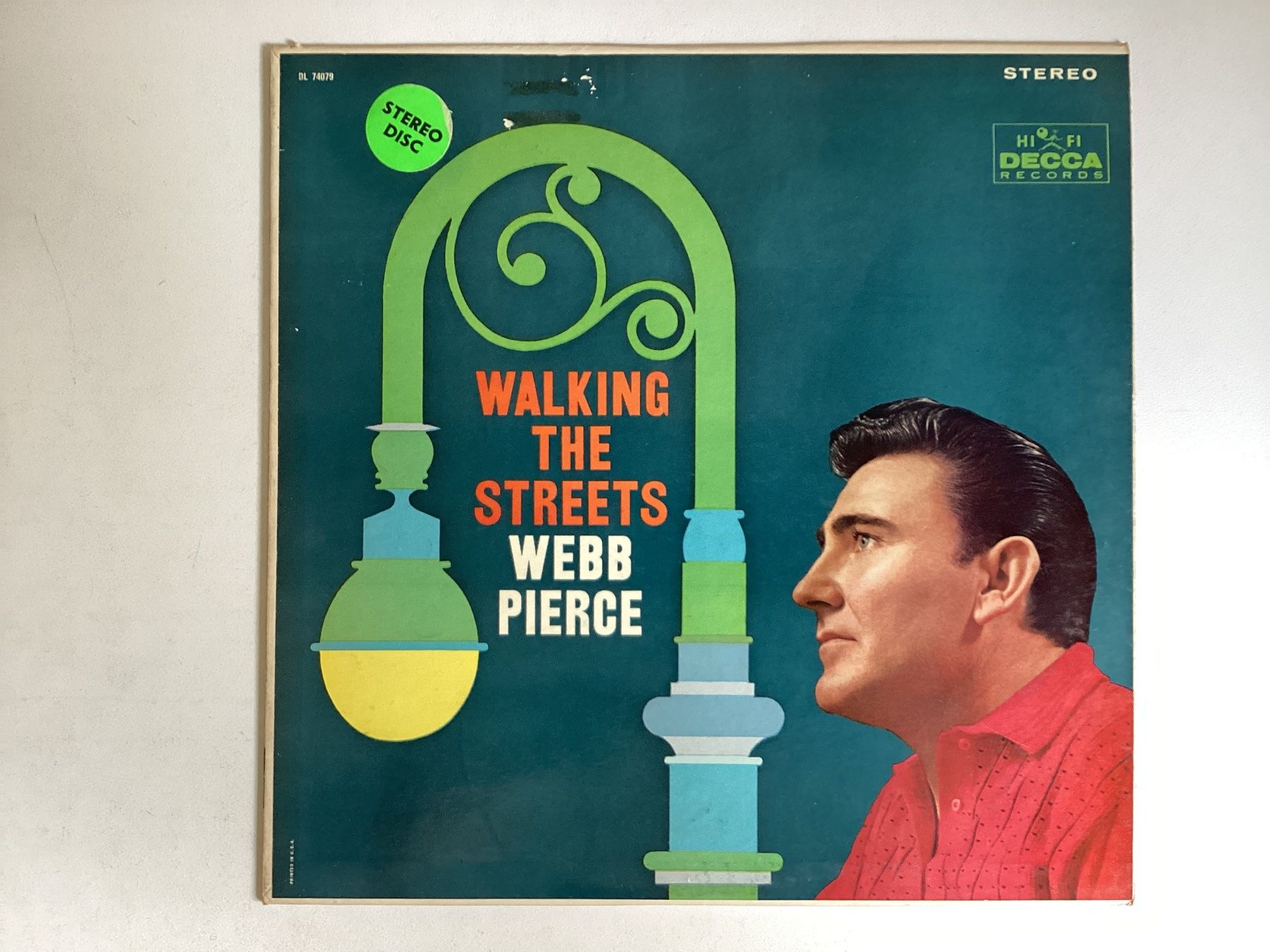 Dischi in vinile: Webb Pierce LP - Walking The Streets – Usato da Gutenswil venduto da Hamzian