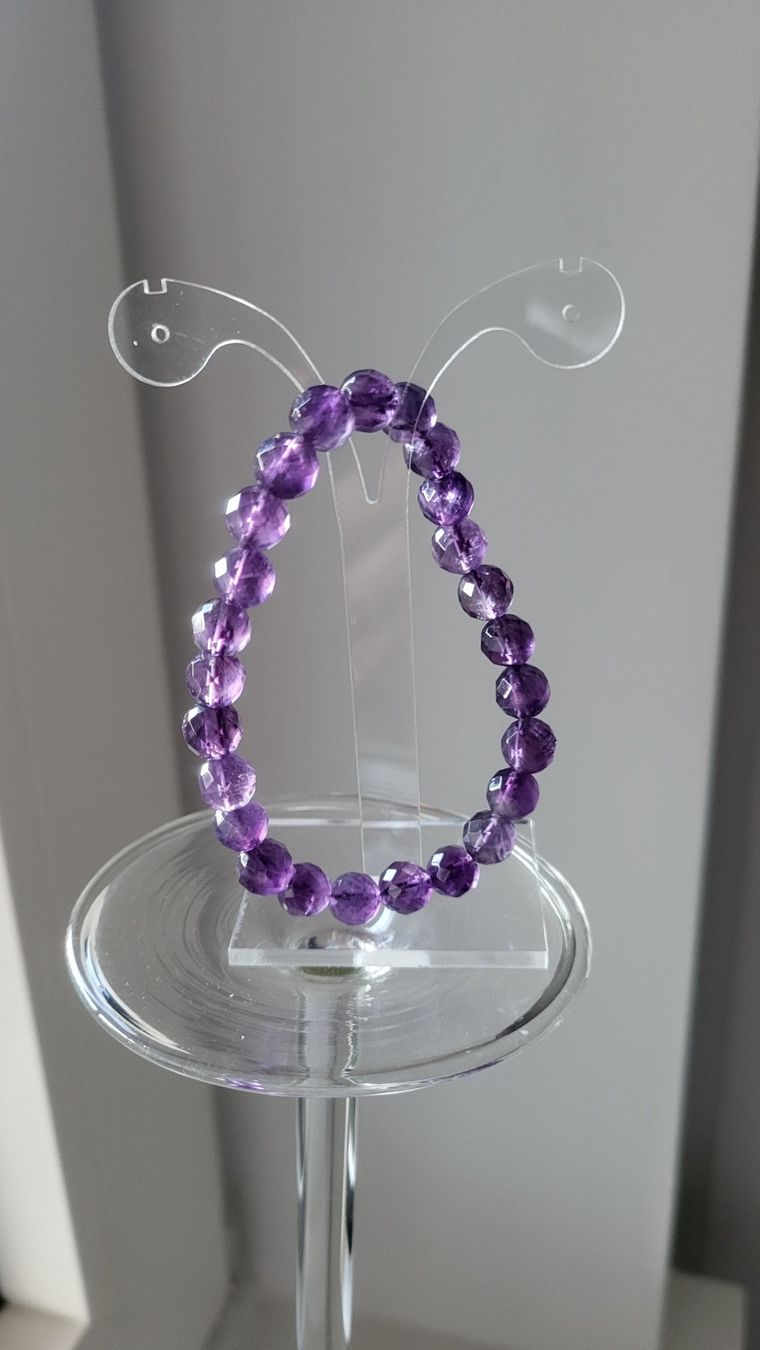 Bracciali & Braccialetti: Facettiertes Amethyst Armband – Nuovo (secondo la descrizione) da Turgi venduto da rut_p556 2