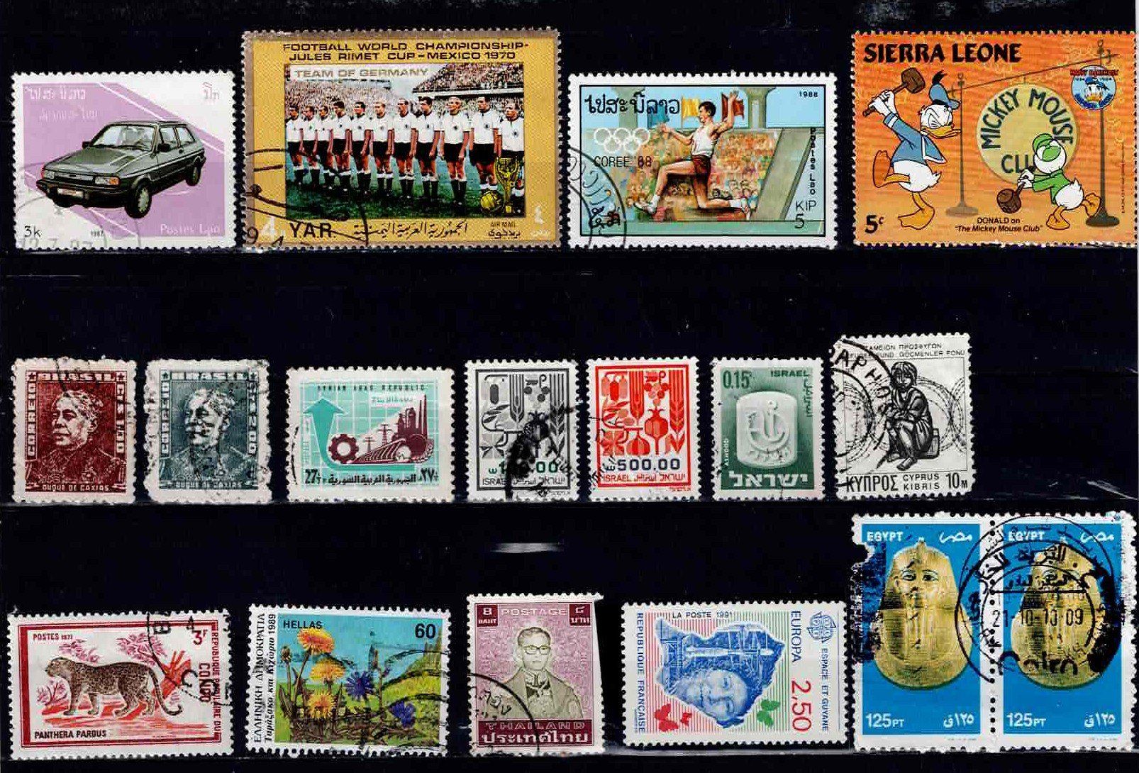 Tutti i francobolli: Briefmarken 18x Verschiedene 1 – Usato da Tenniken venduto da mik_6mxg 8