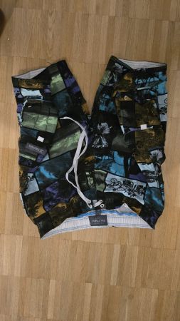 Short de bain homme FRIENDLI XXL imprimé tropical patchwork
