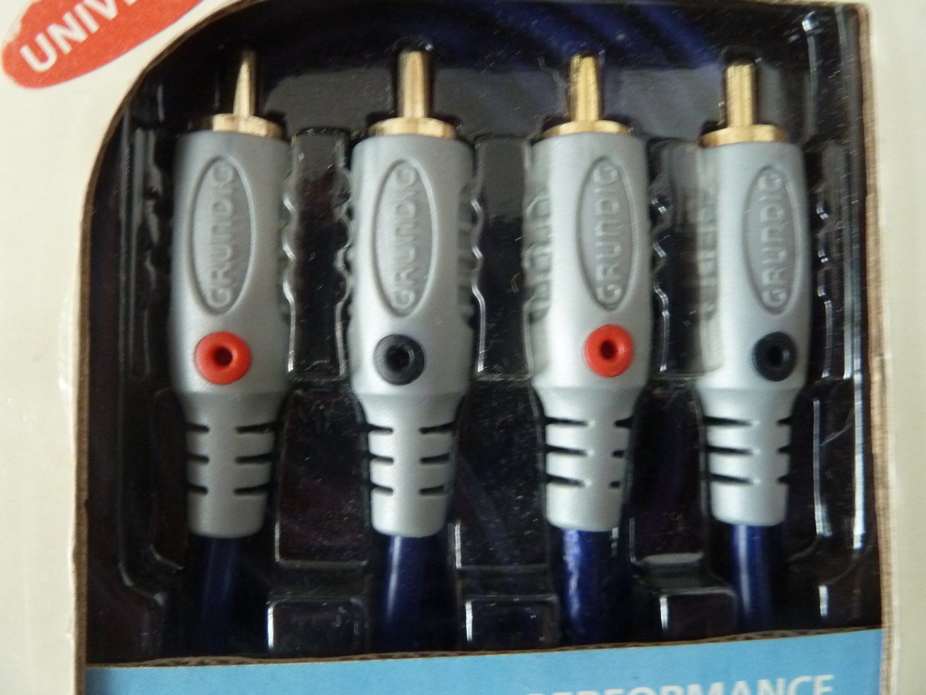Grundig Kabel: Grundig Chinch-Kabel 5 Meter – Neu und originalverpackt aus Affoltern am Albis von Sennrtv 1