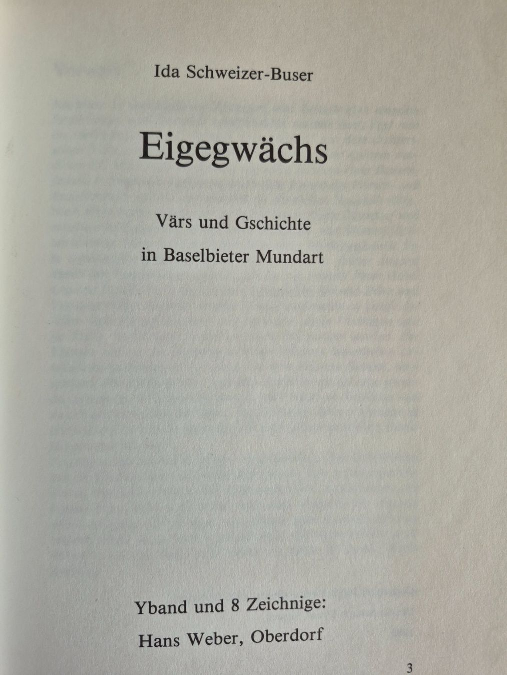 Livres: Eigegwächs – D'occasion à Balsthal par Jamamoegg 1