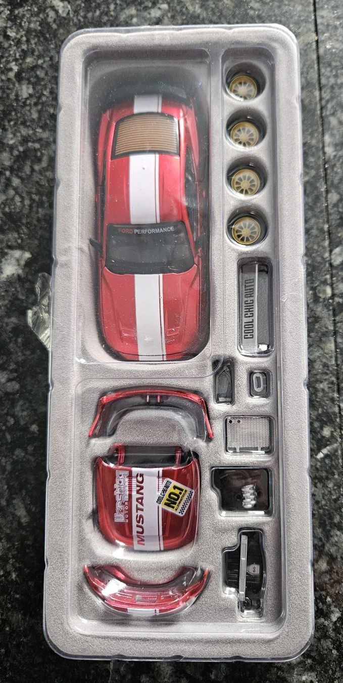 Ford Modellini d'auto: Ford Mustang GT 1:42 – Nuovo e nell'imballaggio originale da Kaiseraugst venduto da Carkos 5