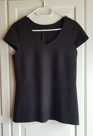 Herbst Pullover Wollwalk Gr S Braun