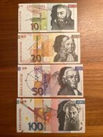 Slowenien 4 Banknoten Bankfrisch