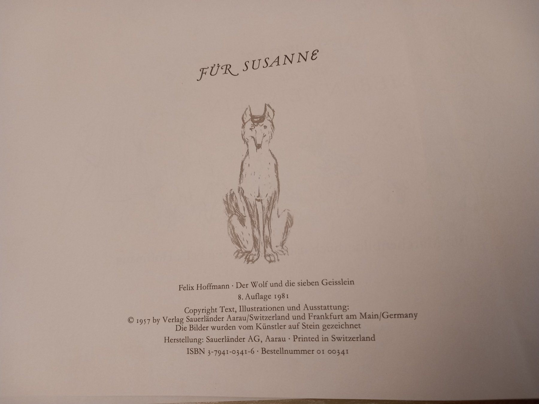 Libri: Der Wolf und die sieben Geisslein – Usato da Bad Zurzach venduto da Waage15 1