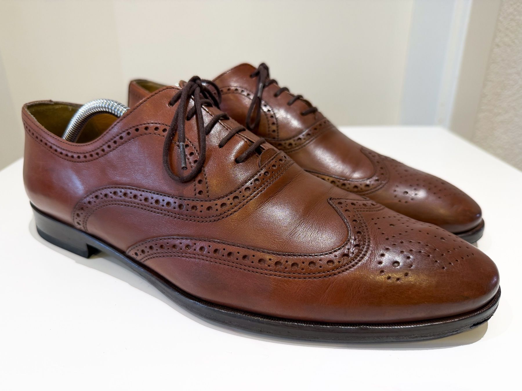 Scarpe da uomo: Armando Silva Brogue Schuhe Gr. 44 Leder Full Brogue – Usato da Dietikon venduto da Angy94 1