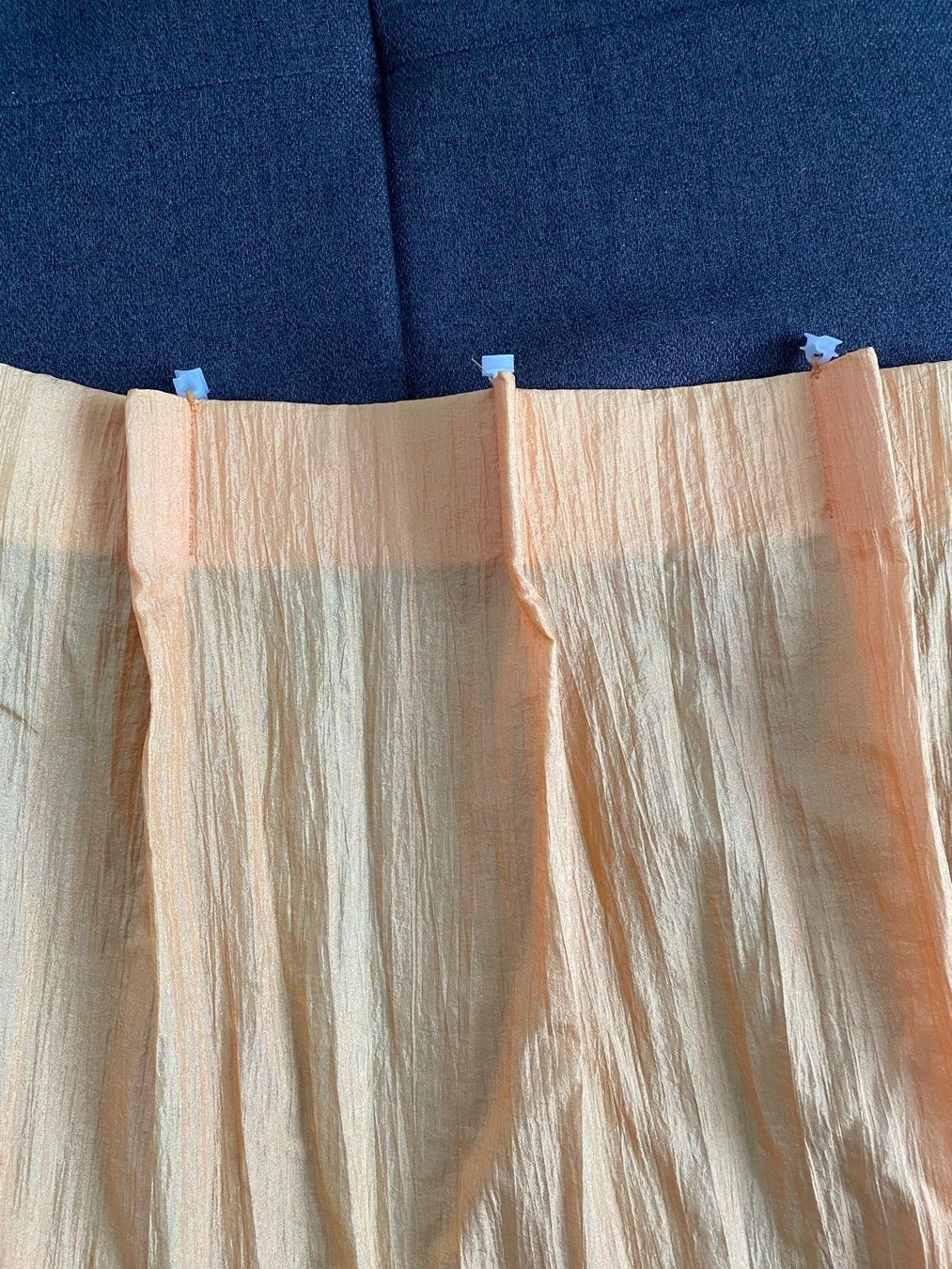 Interio Vorhänge: 2 Vorhänge orange Interio – Gebraucht aus Speicherschwendi von ChHW 1