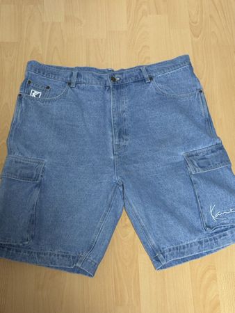Karl Kani Kurze Hose Jeans Shorts mid blue Gr 36 (XL)