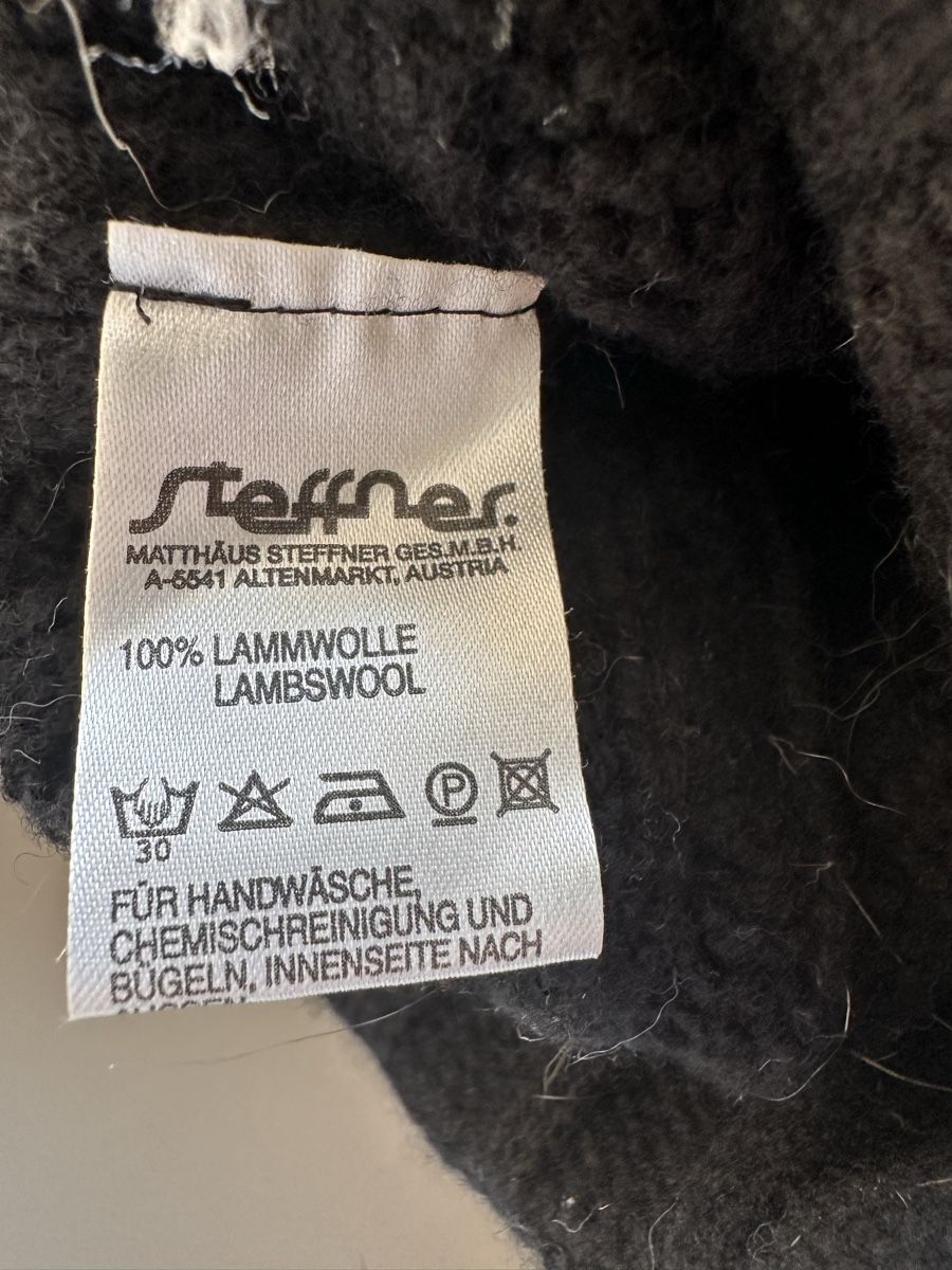 Hüte, Mützen & Caps: Steffner Winter Mütze, Schwarz, Lammswolle – Gebraucht aus Hombrechtikon von carnoz 1