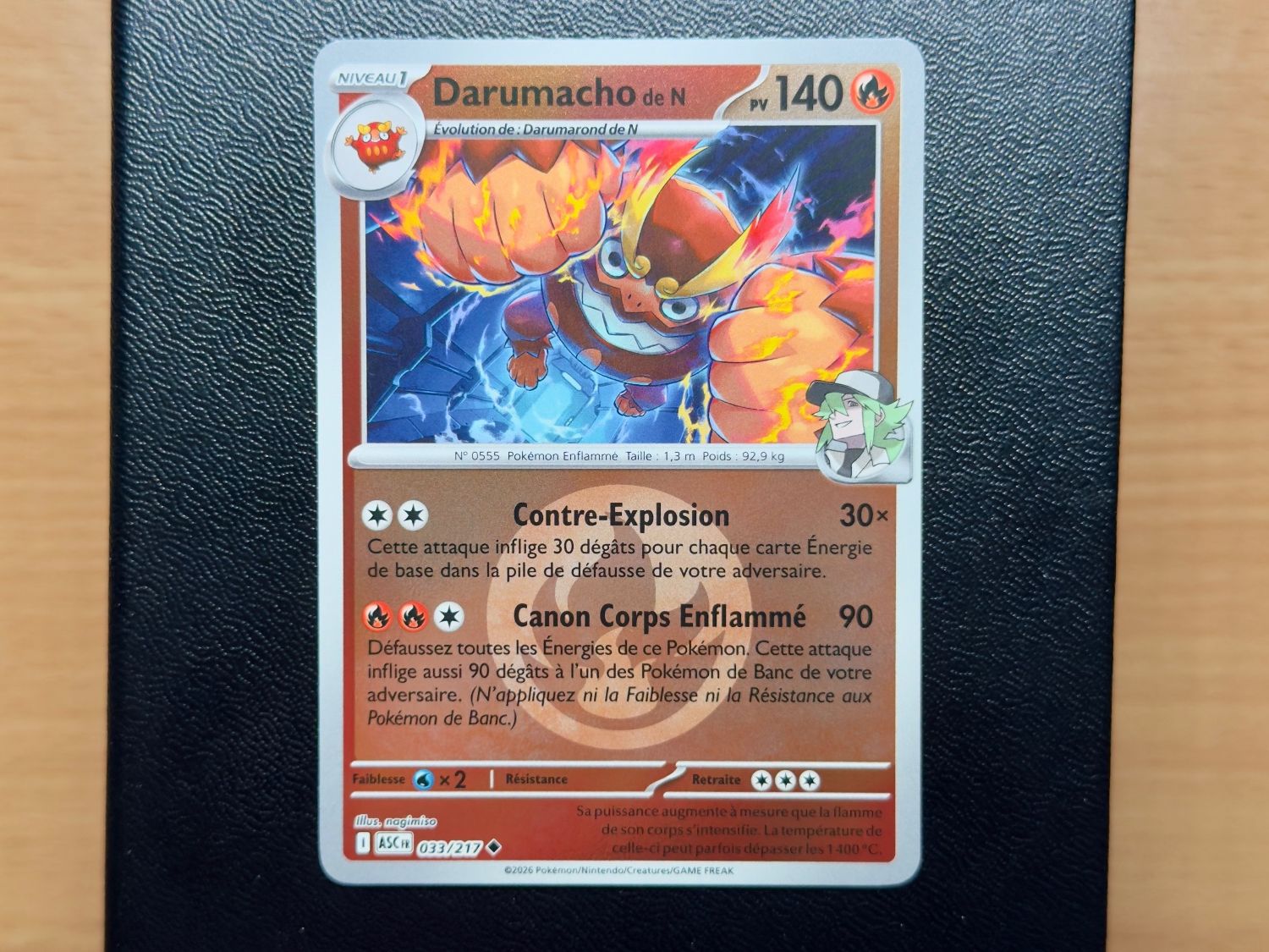 Pokémon Carte collezionabili: Darumacho Reverse (033/217) - Héros Transcendants - ASC FR – Usato da Chézard-St-Martin venduto da Kro_Cards