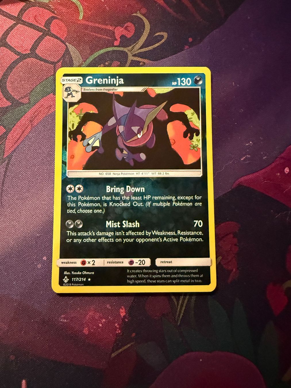 Pokémon Carte collezionabili: Greninja Reverse Holo - Unbroken Bonds - EN – Usato da Oberbüren venduto da wuna123