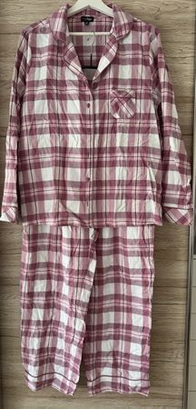 Pour Moi Pyjama Set, Grösse 42, Kariert, Neu