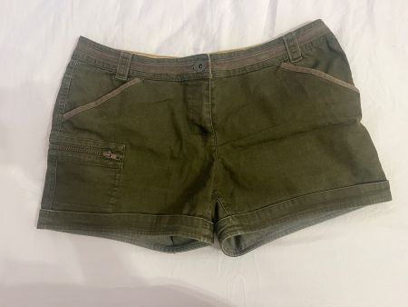 Short cargo kaki taille basse