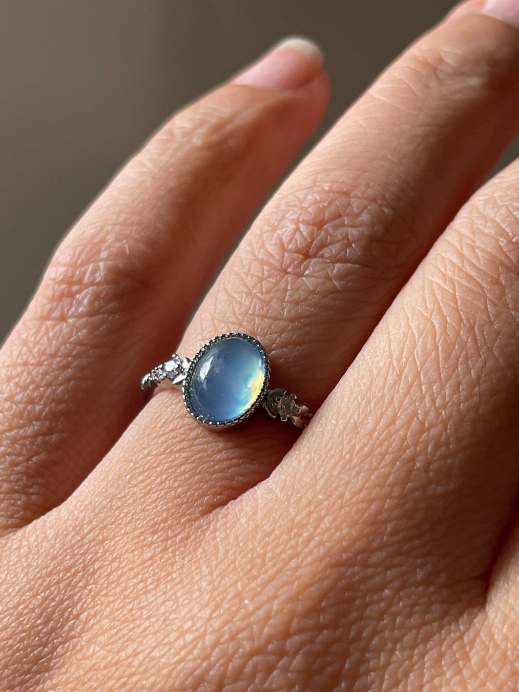 Anelli: 100 % echte Aquamarin-Ring – Edelsteinring – Nuovo e nell'imballaggio originale da Schiers venduto da sisikristall 4