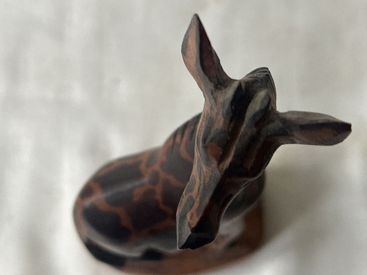 Figuren: Holz Giraffe, Handarbeit, Deko Objekt, Geschenkidee! – Gebraucht aus Zürich von Chaeffeler 5
