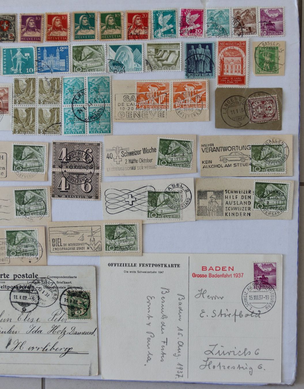 Alle Briefmarken: Briefmarken CH altere – Gebraucht aus Oberentfelden von lakipul 2