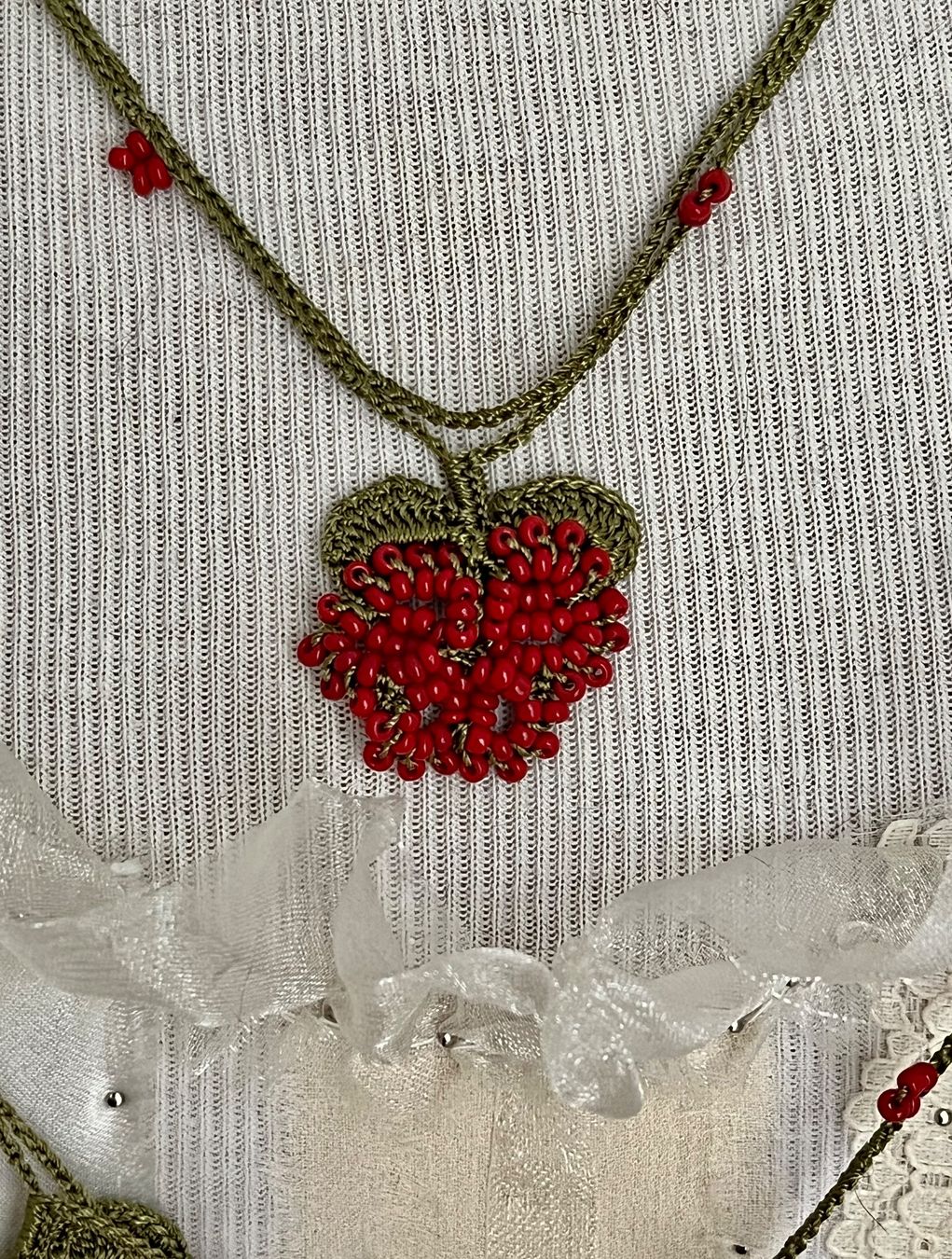 Ketten: Collana / cintura fragole di perline – Neu (gemäss Beschreibung) aus Breganzona von mas_tv72 2