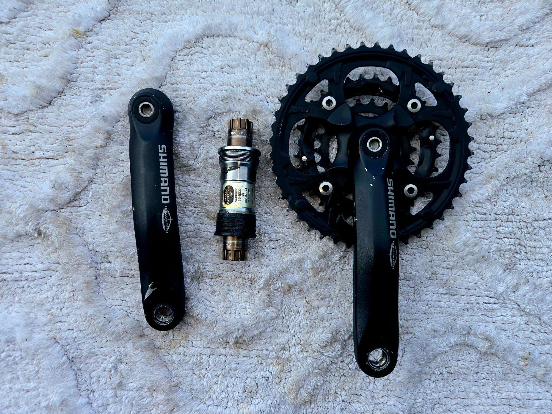 Shimano Pezzi di ricambio: Shimano Kurbel inkl Trettlager 3fach – Usato da Ammerswil AG venduto da Undenheim