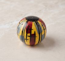 ceramic salt pot retro