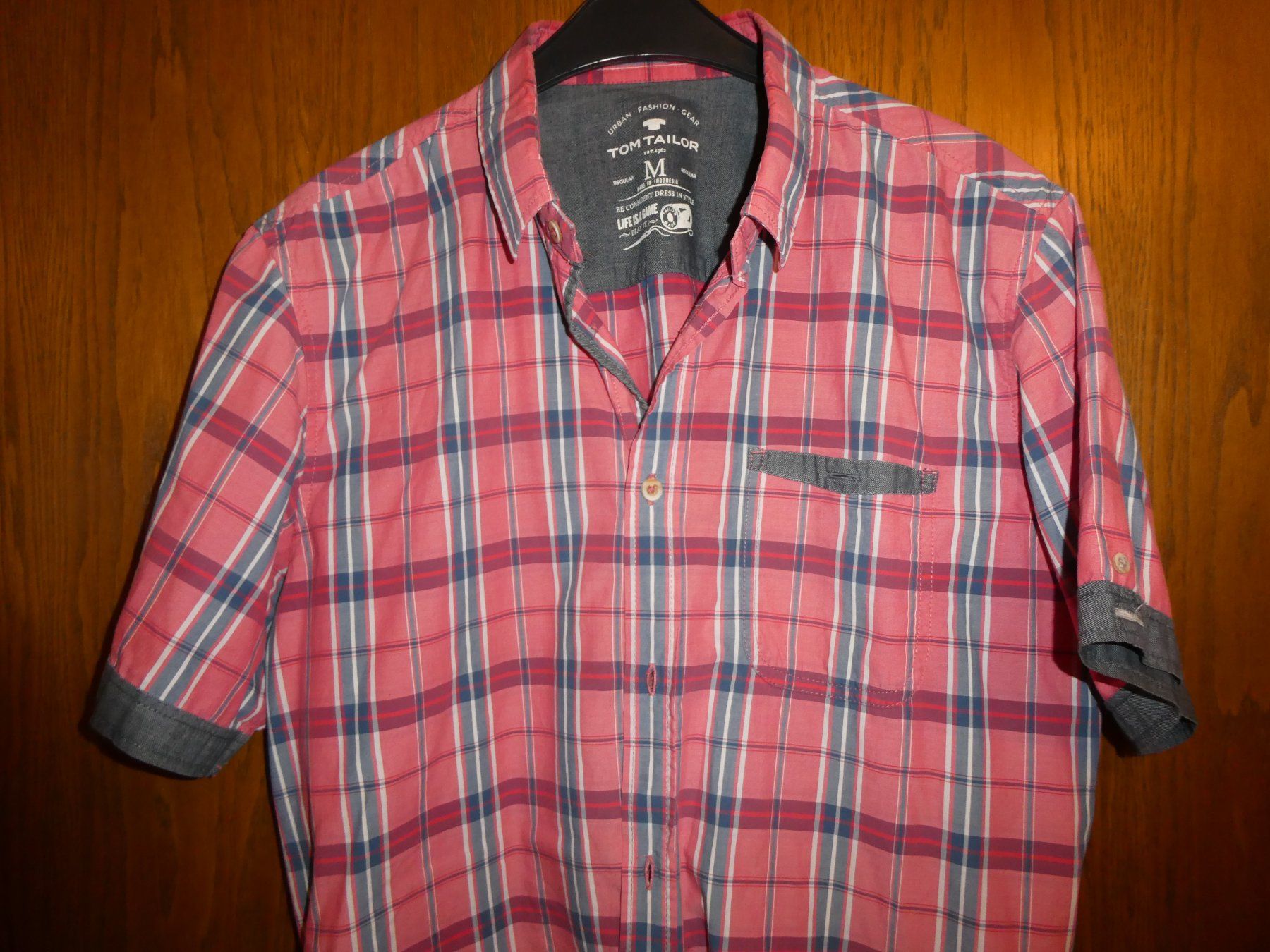 Tom Tailor Camicie: Tom Tailor Hemden kariert, Gr. M/L, Sommer Look – Usato da Mels venduto da KOSL 4