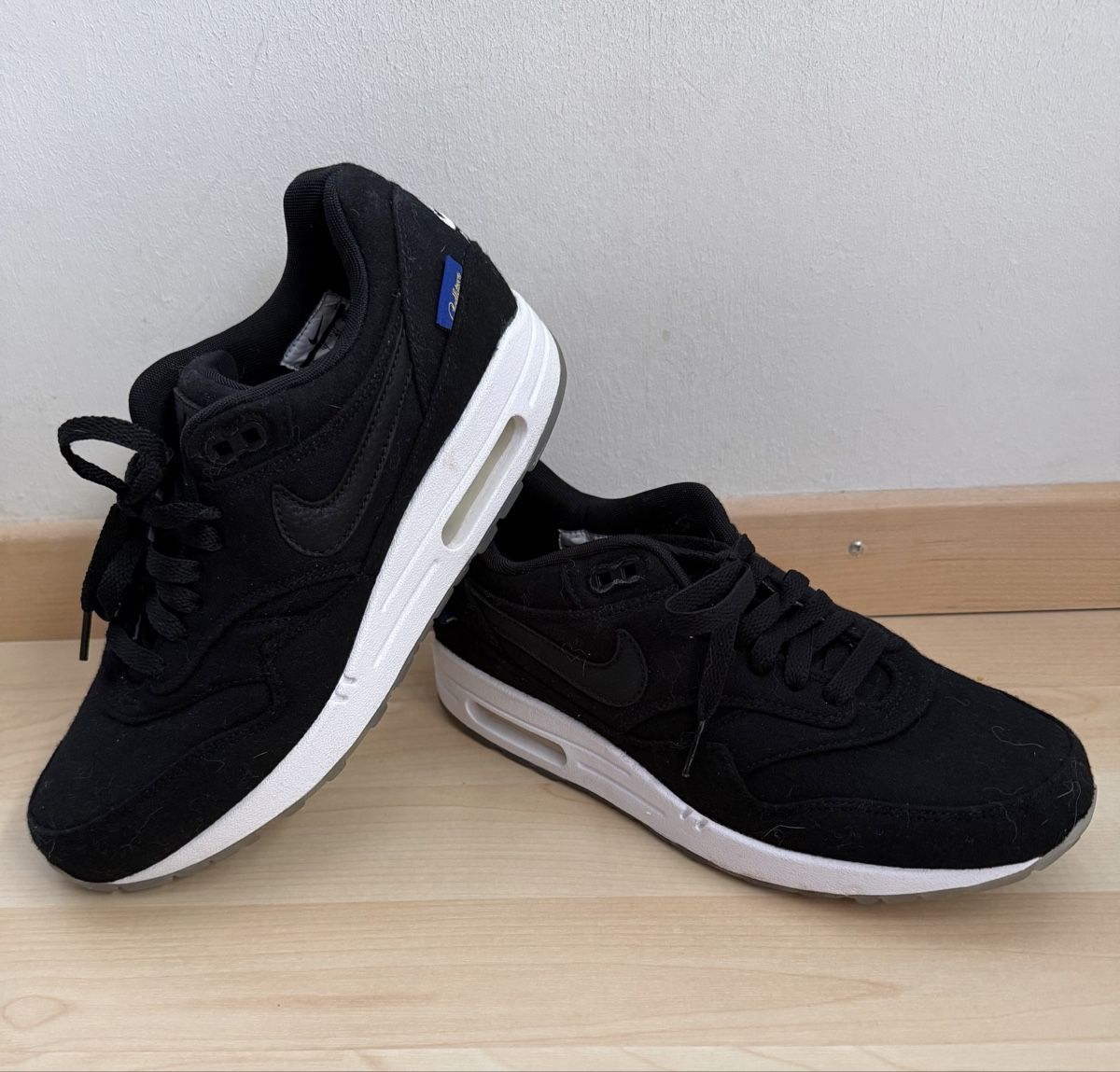 Nike Herrenschuhe: Nike Air Max 1 Sneaker schwarz, Pendleton, Gr. 41 – Gebraucht aus Balgach von ElectricAnirac