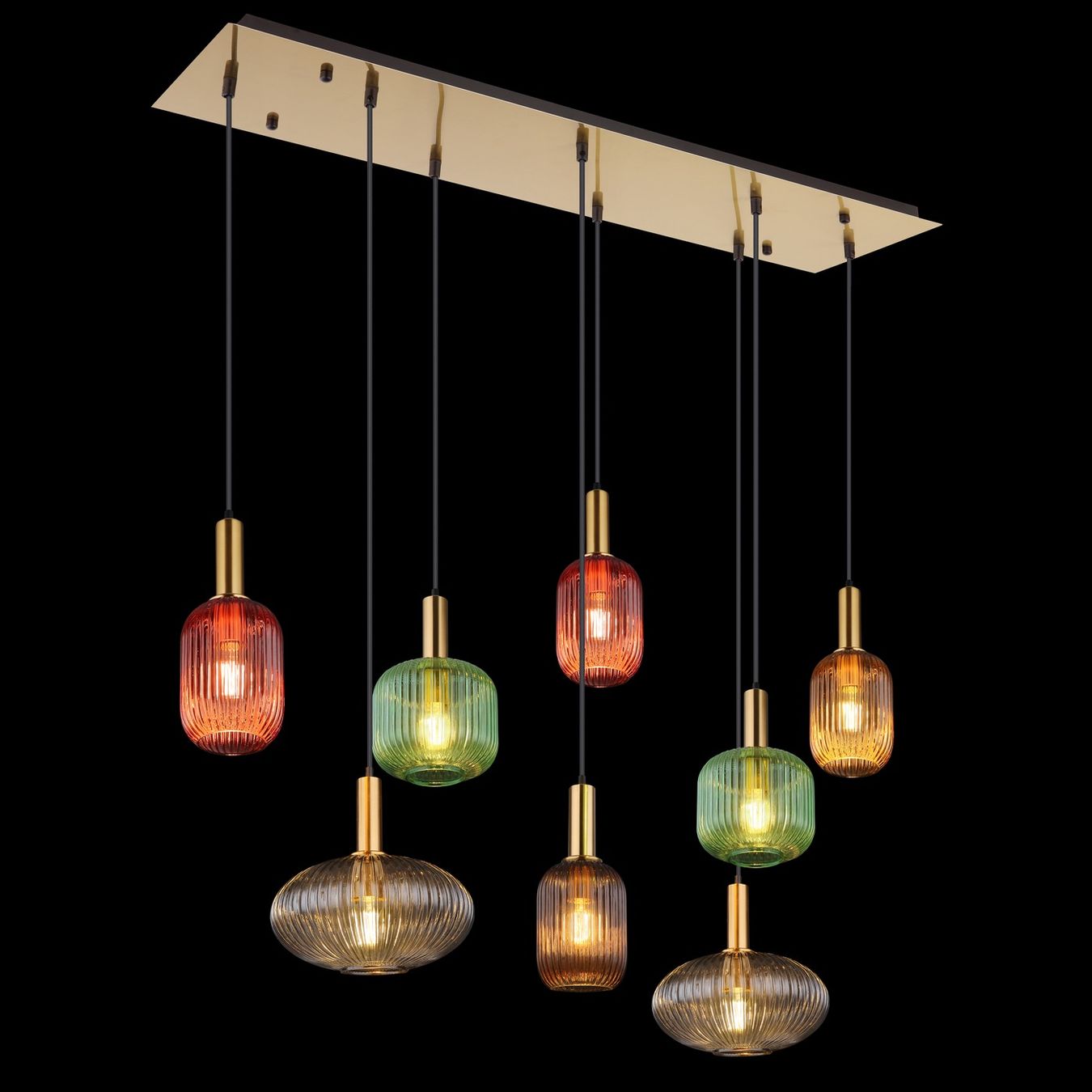 Lampadari & plafoniere: Pendelleuchte, Glas, 125 x 48 cm – Nuovo (secondo la descrizione) da Kreuzlingen venduto da Smart-Light 5