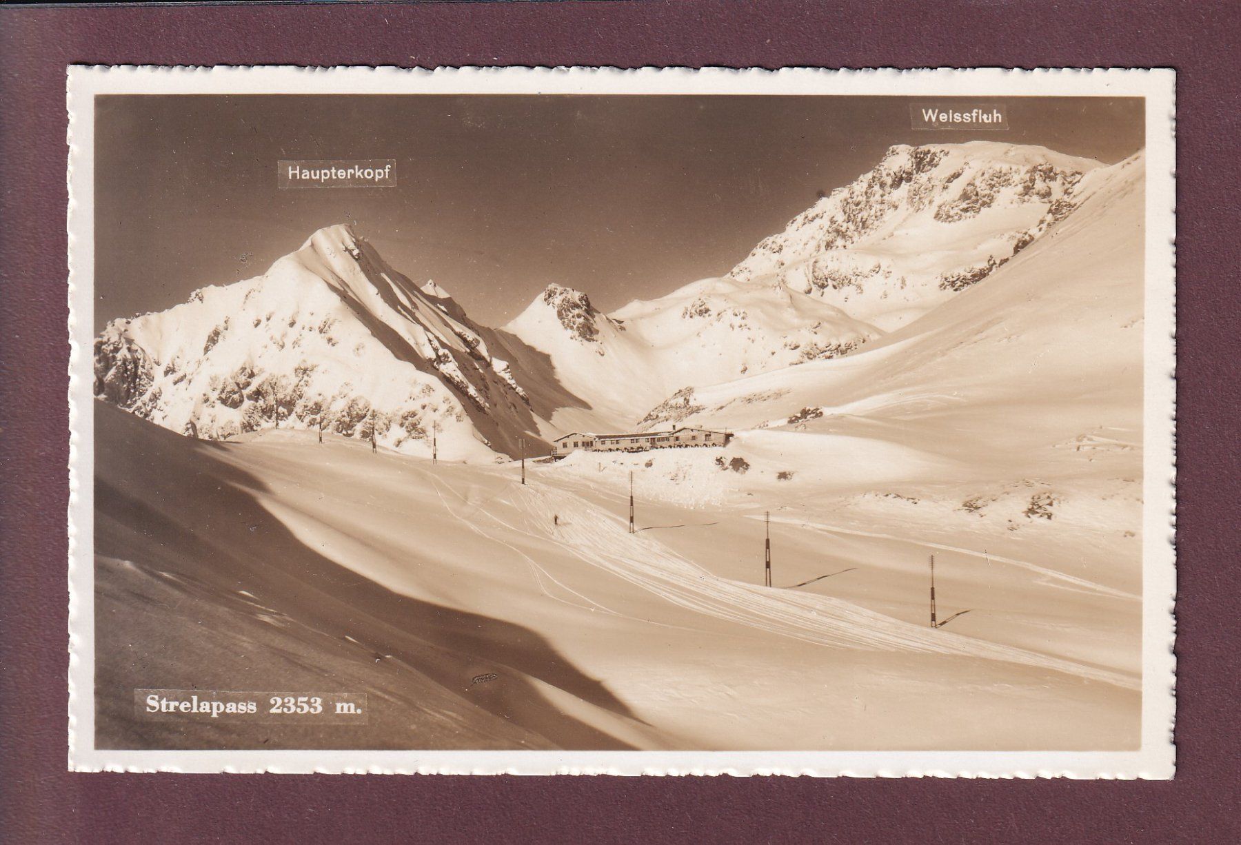 Cartoline postali: STRELAPASS - 1939 – Usato da Pully venduto da nicecards