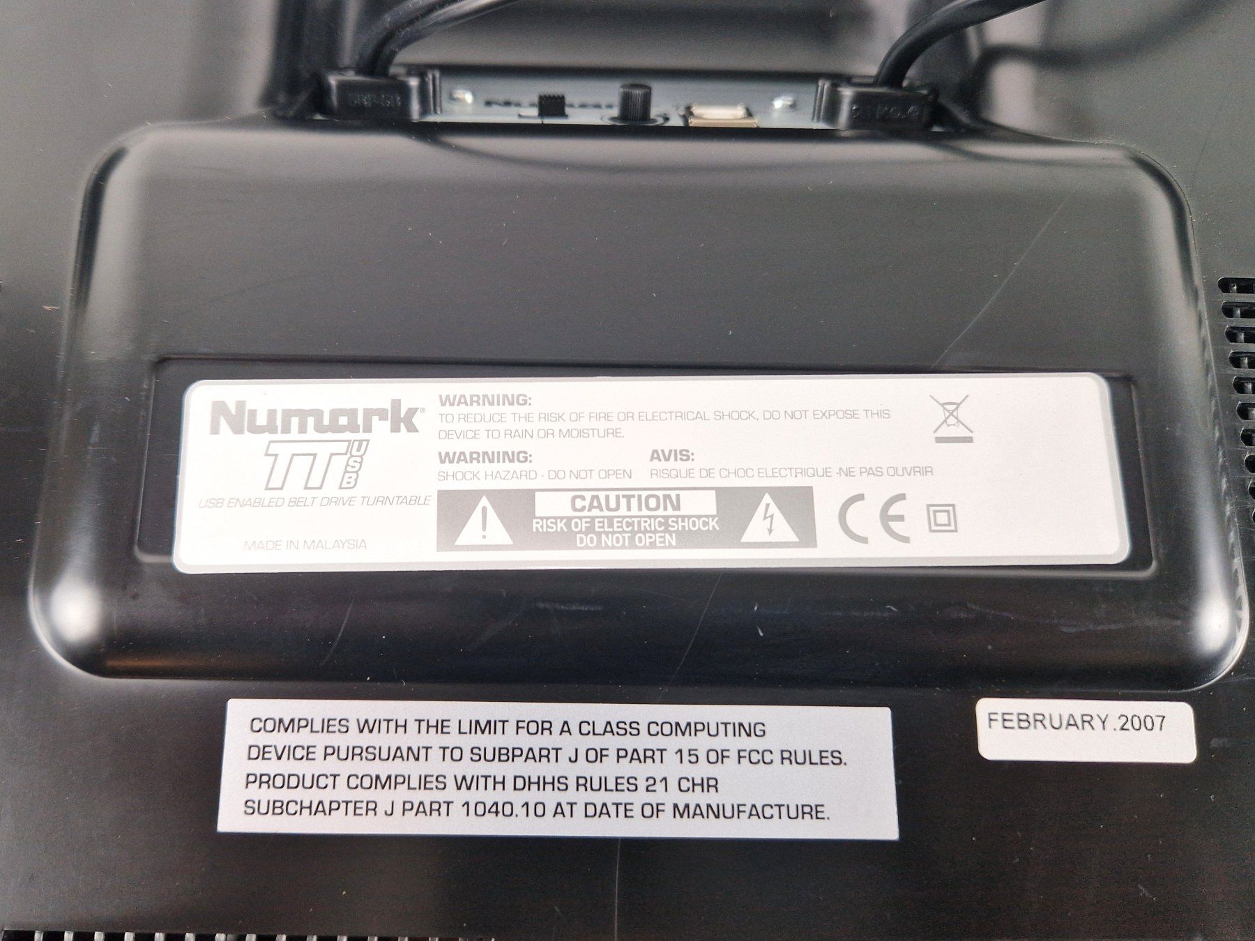 Numark Plattenspieler: TTUSB Plattenspieler mit USB Audio Interface – Gebraucht aus Basel von Restwert_Basel 6