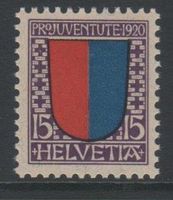 Schweiz Pro Juventute 1920 SBK Nr. J17 (Michel Nr.155) **