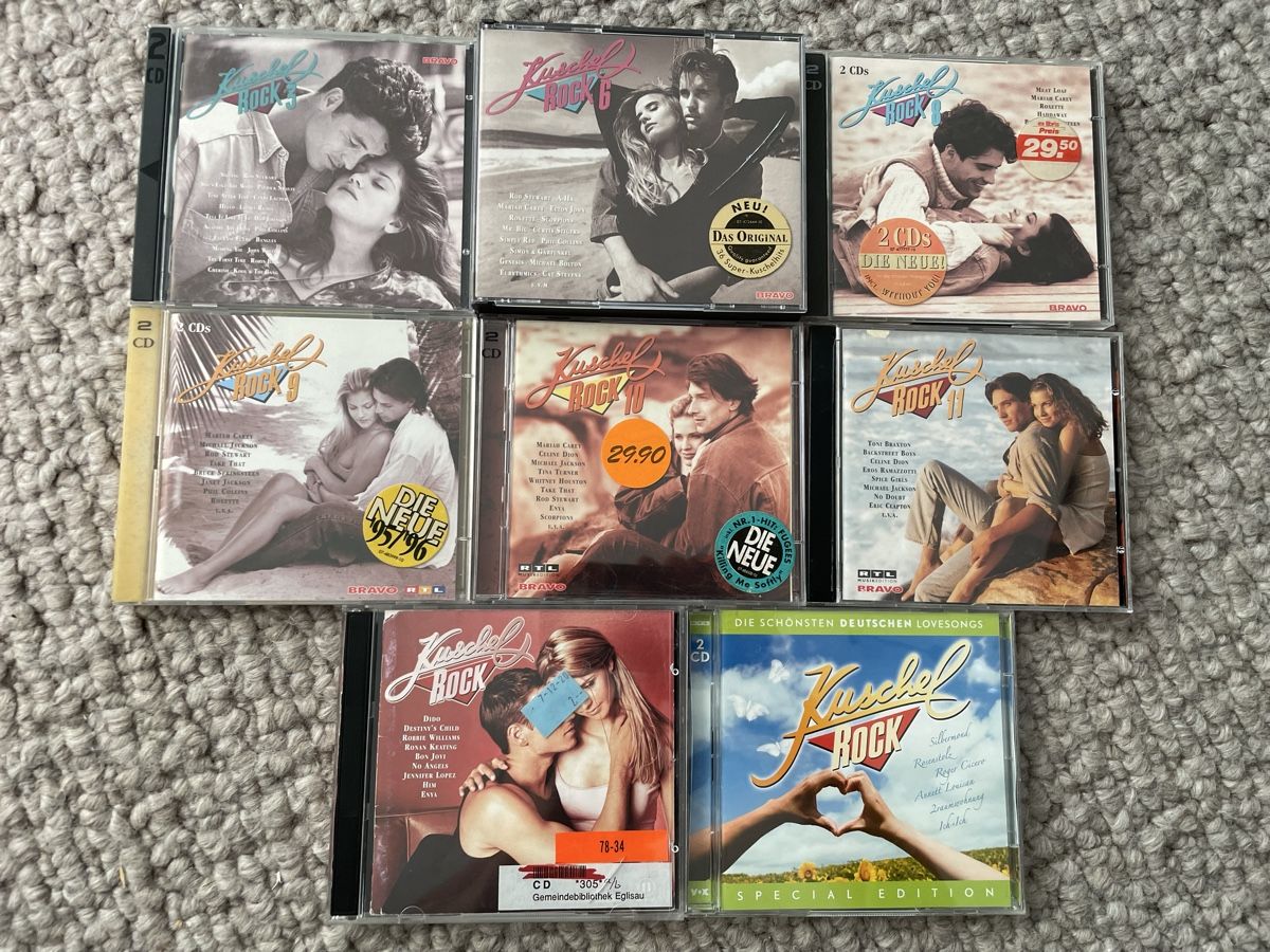 CDs: 8x Kuschel Rock  – Gebraucht aus Reinach AG von trigger7811