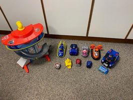 Paw Patrol Spielset Zentrale mit Fahrzeugen und Figuren g...