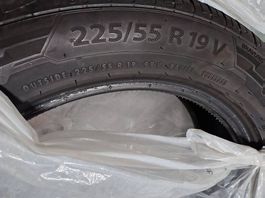 4x Sommerreifen 225/55 R19, Jahr 2025, Woche 14