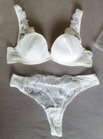 Christie's BH + 2 Tanga Set Tüll Spitze weiss neu ungetragen