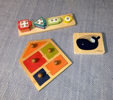3 verschiedene Holzpuzzles