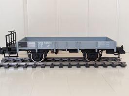 SBB Niederbordwagen M1e 59801 mit Bremserbühne