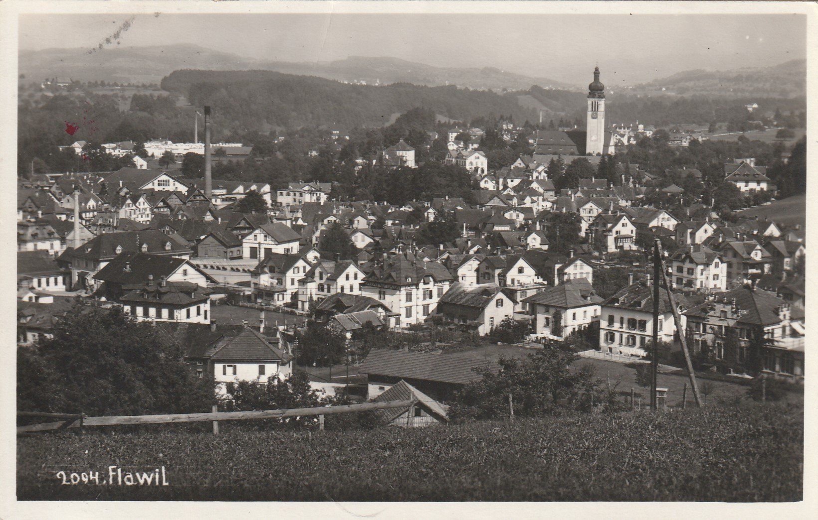 Cartoline postali: Flawil - 1930 – Usato da uttwil venduto da Koehlerfred