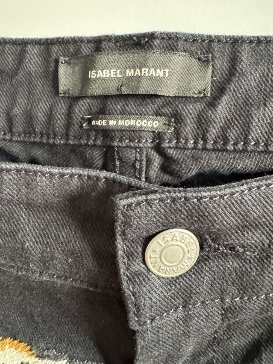 Isabel Marant Jeans: Isabel Marant Jeans, Black Patterned, Size 42 – Neu (gemäss Beschreibung) aus Versoix von Bazanchiklovalova 3