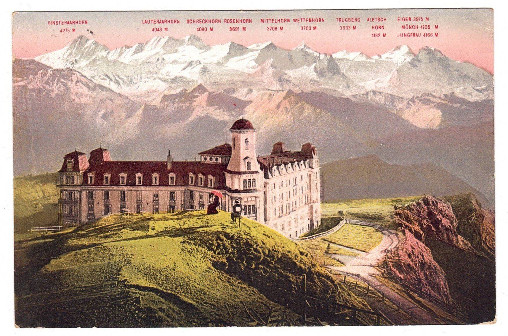 Cartoline postali: 1911 Rigi-Kulm – Usato da Kreuzlingen venduto da Koi4