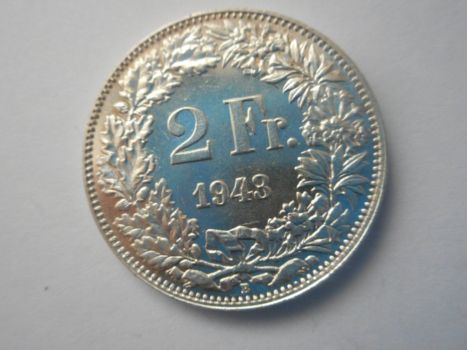 Alle Münzen: 2 Fr. 1943  silber  unz/stgl – Neu (gemäss Beschreibung) aus Kriegstetten von pizlad2010 1