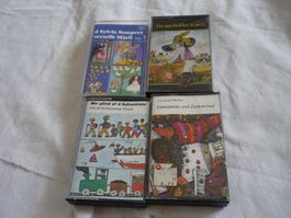 4x Kinderkassetten Hörspiel - TOP CH Dialekt - Märli
