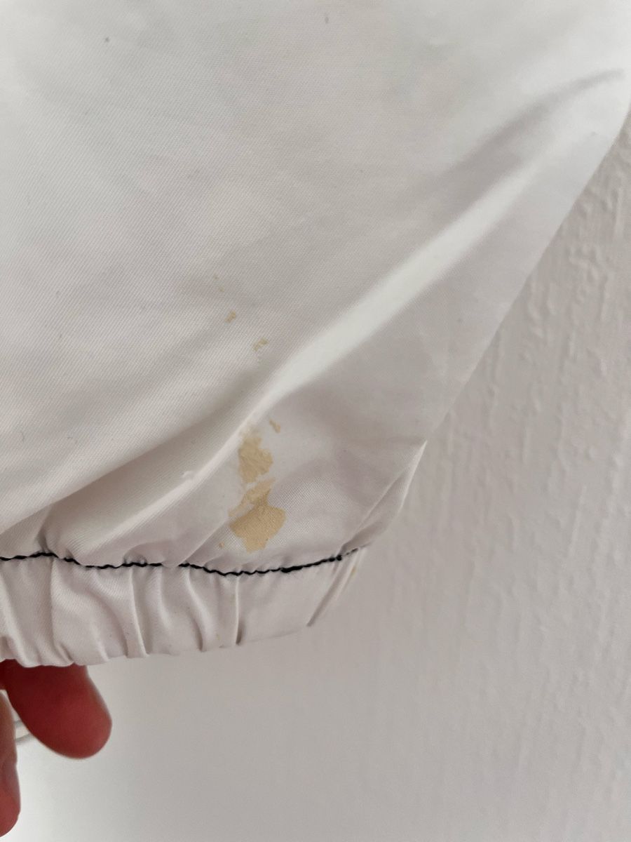 Nike Giacche: Vintage Nike Jacket White Size XL with stains – Usato da Lausanne venduto da Danash 5
