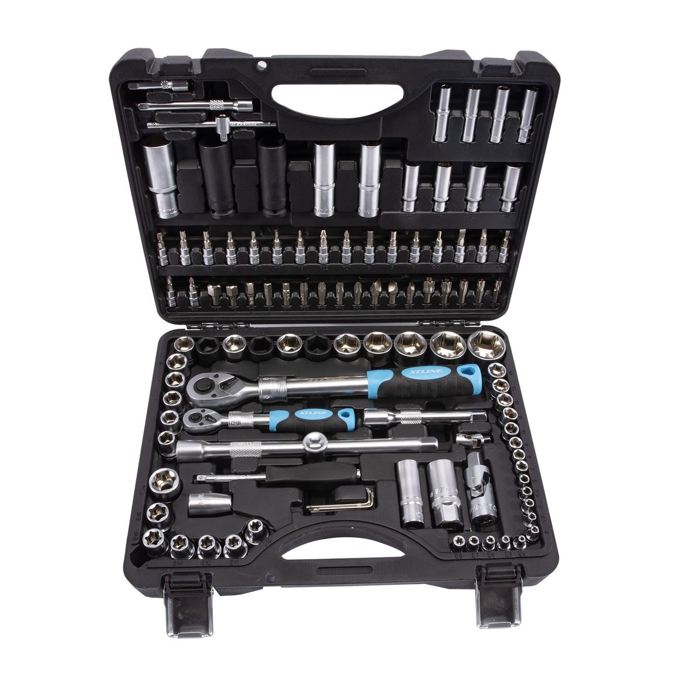 Tutti gli attrezzi: XTLINE Steckschlüssel-Satz 1/4"-1/2" 108tlg. – Nuovo e nell'imballaggio originale da Rothrist venduto da Jacktk