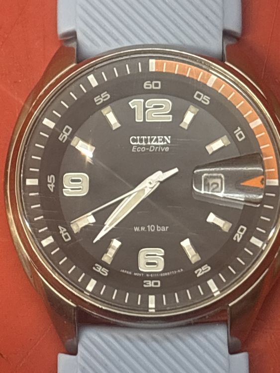 Citizen Orologio Cronografo Eco-Drive Uoo Con Cinturino In Pelle - Foto 2