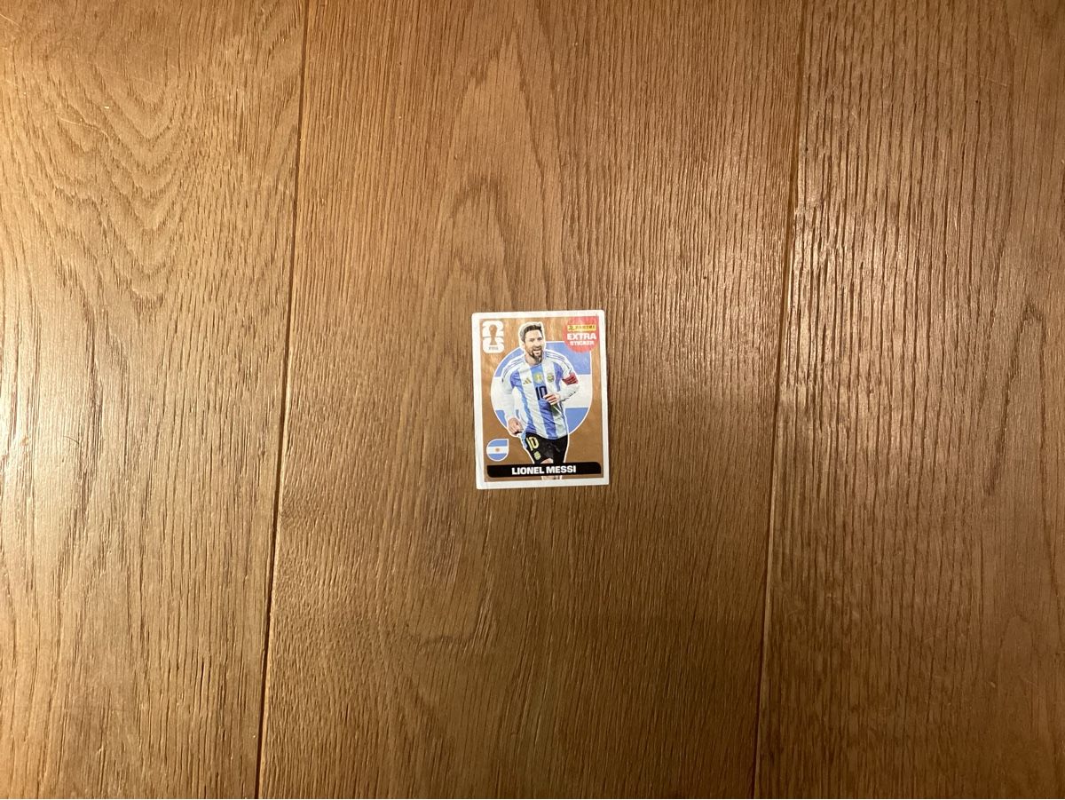 Panini Carte collezionabili: Messi Extra Sticker Panini 2026 Bronze – Nuovo (secondo la descrizione) da Starrkirch-Wil venduto da Goemsu